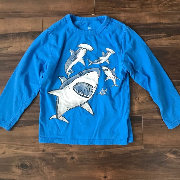 EUC bundle of 2 Gap long sleeved tees for boys - Picture 5 of 7